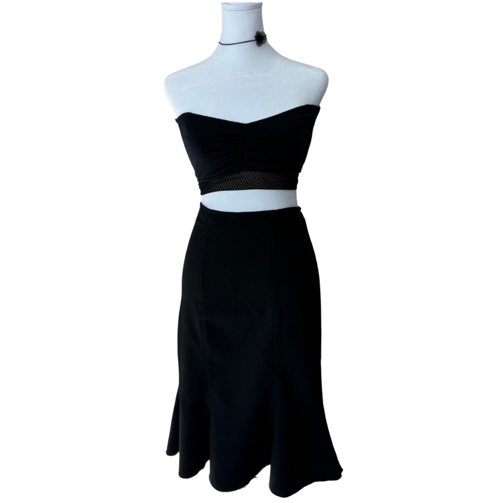 XOXO Black Flared Mermaid Skirt Women’s Small – Y2K